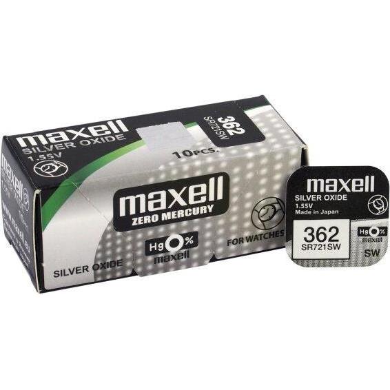 Batteria Per Orologio 362 Maxell Ossido D'argento Sr0721sw - Foto 9