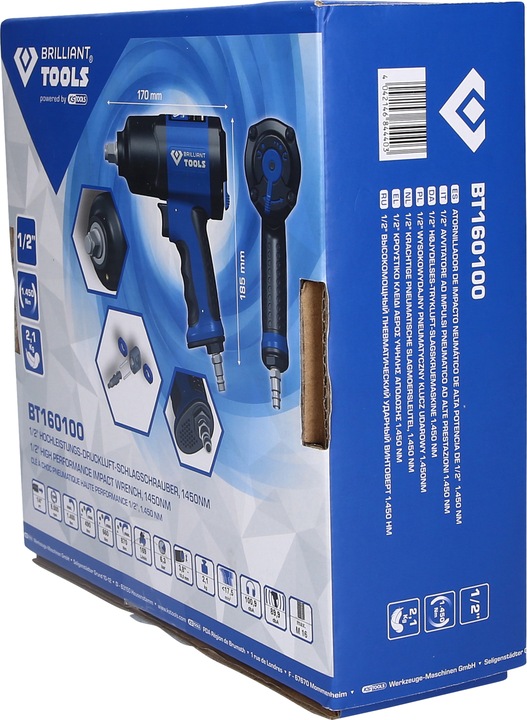 Image du produit Brilliant Tools Clé à chocs pneumatique (Air comprimé)