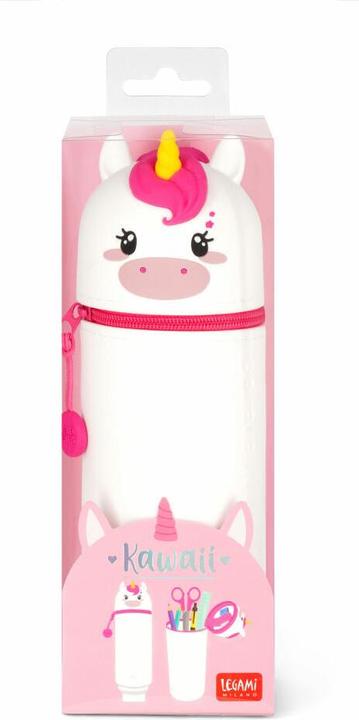 Actual product image Legami Federmäppchen 2-in-1 aus Silikon - Kawaii - Einhorn