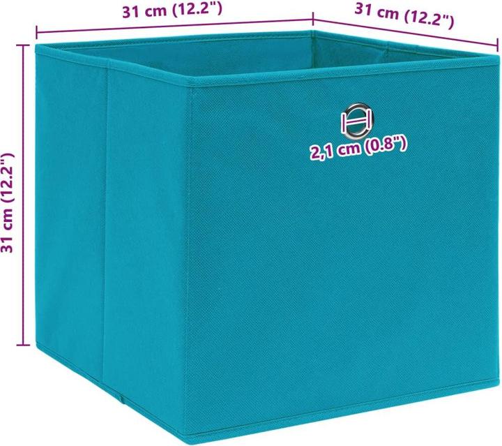Actual product image vidaXL Aufbewahrungsbox (32 cm, 4x)