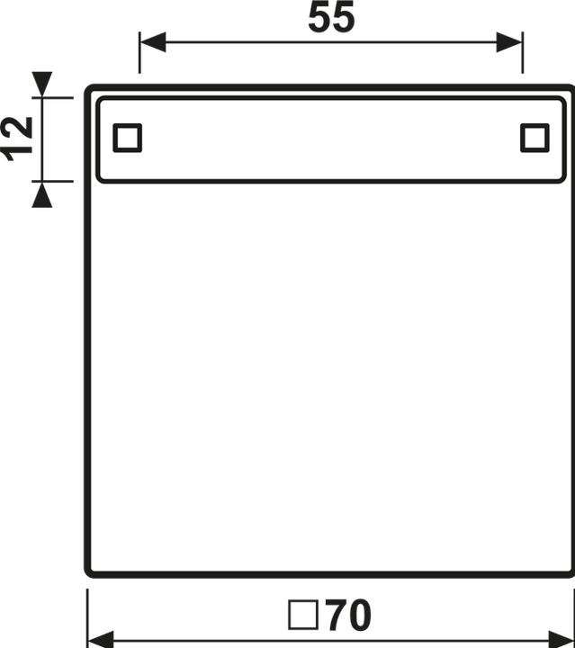 Actual product image JUNG Hinged lid