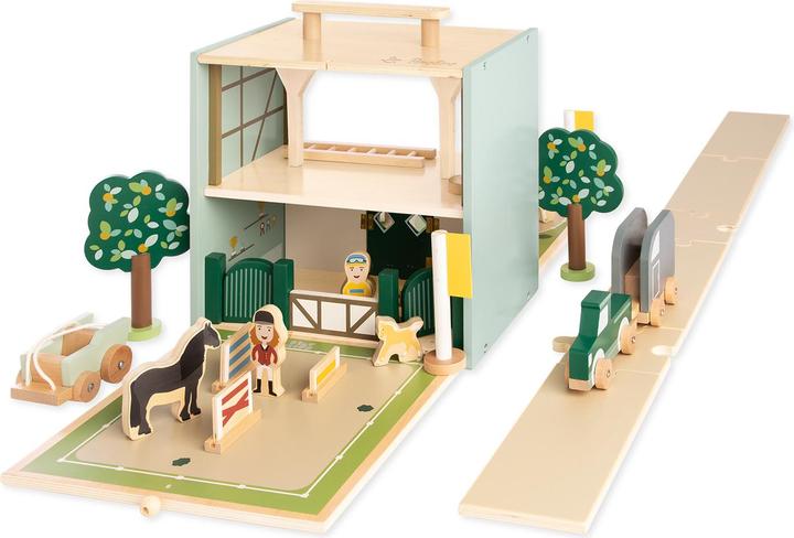 Produktbild Pinolino Spielwelt „Reiterhof Lise” mit Zubehör