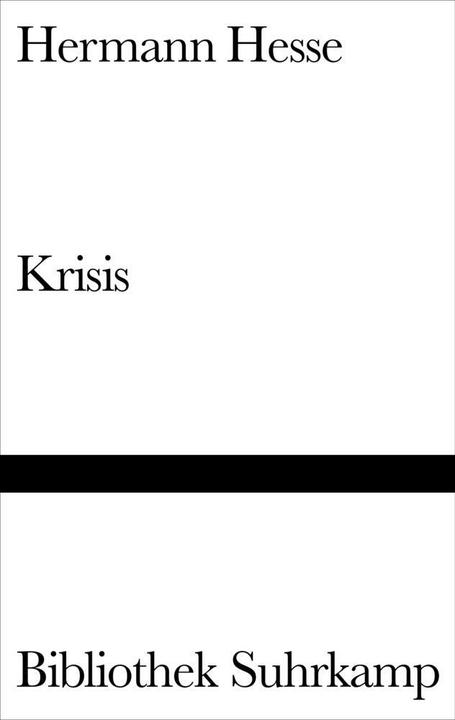 Produktbild Krisis (Deutsch, Hermann Hesse, 1981)