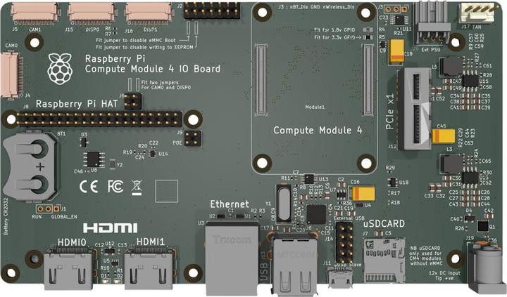 Produktbild Raspberry Pi Rpi Cm4 Io Board Pi