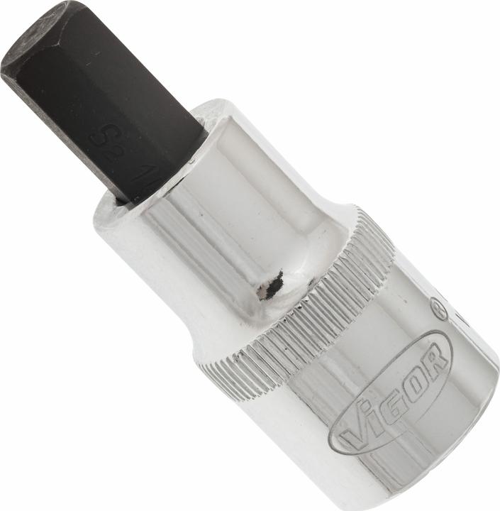 Produktbild Vigor Innensechskant Schraubendreher-Einsatz ∙ V2105 ∙ Vierkant12,5 mm (1/2 Zoll) ∙ Innen Sechskant… (10 mm)