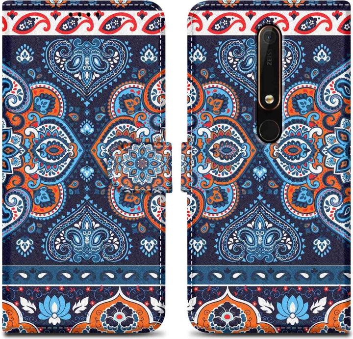 Produktbild Cadorabo Book Hülle mit Print für Nokia 6.1 (Nokia 6.1)