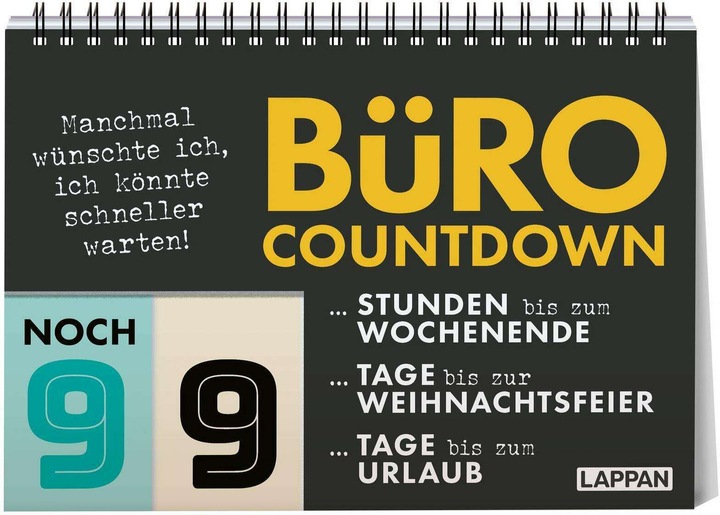 Actual product image Countdown calendar for the office (Hardcover, German)