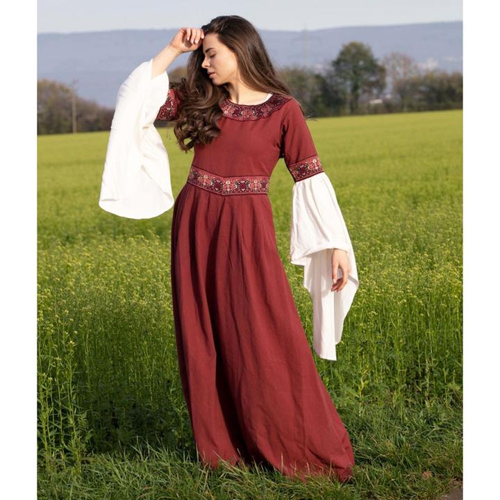 Immagine prodotto Carbone Abito medievale da donna Yala, maniche a tromba (XL)