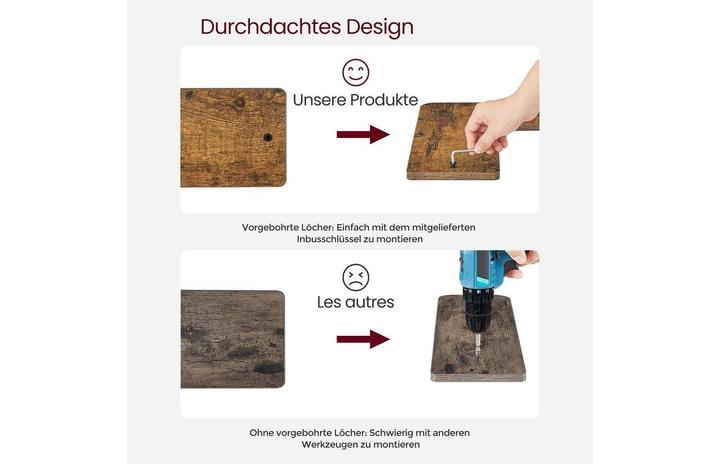 Actual product image Vasagle Dorian (40 x 29 x 4 cm)