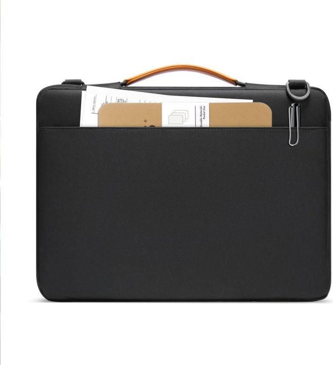 Actual product image Tech-Protect Defender Tasche für 15-16 Laptops, Schwarz und Orange (16")