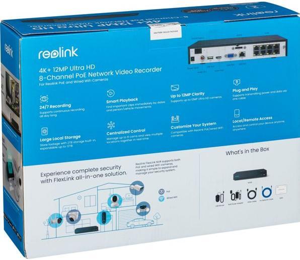 Immagine prodotto Reolink NVS8 (Videoregistratore di rete (NVR))