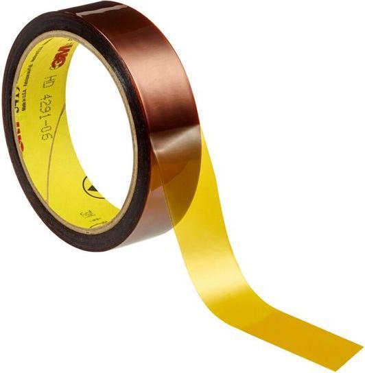 Immagine prodotto 3M Nastro in pellicola di poliimmide, 25,4 mm x 3, giallo (25.40 mm)