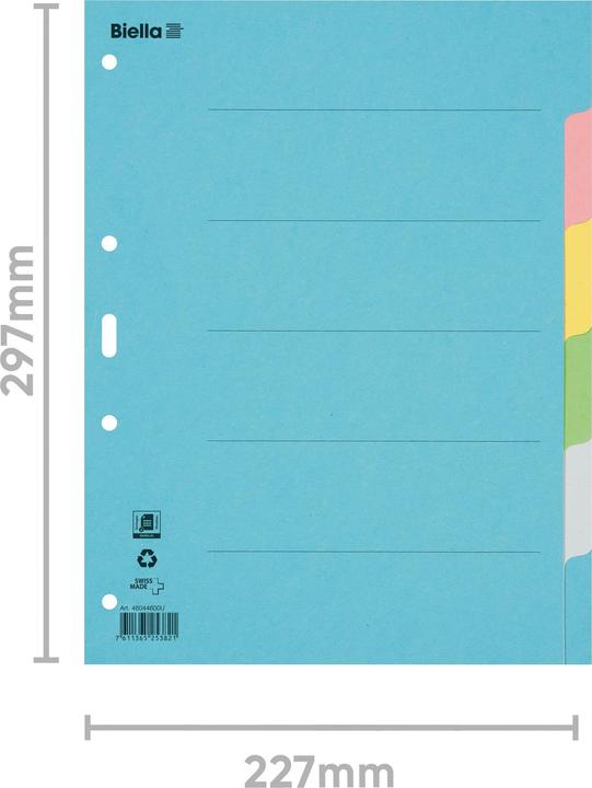 Biella Onglet en carton