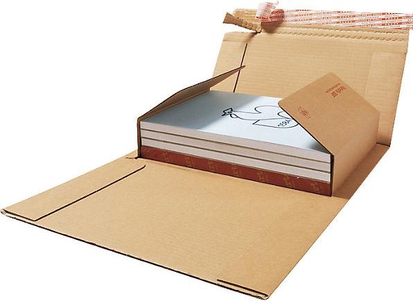 Immagine prodotto Ratioform Imballaggio per libri Variofix, chiusura autoadesiva, marrone, lungh. x largh. (B3, 1 x)