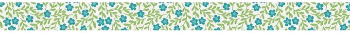 Actual product image Heyda Washi Tape Flowers mini