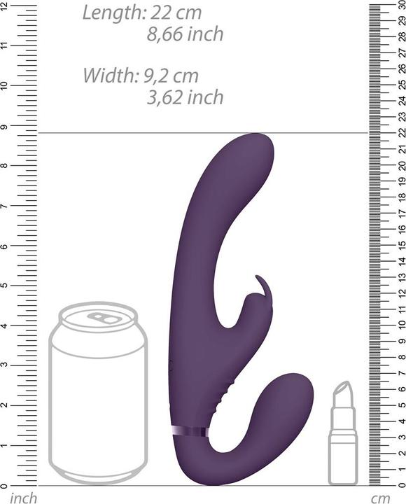 Produktbild Shots Suki - Vibrating Strapless Strap-on Rabbit