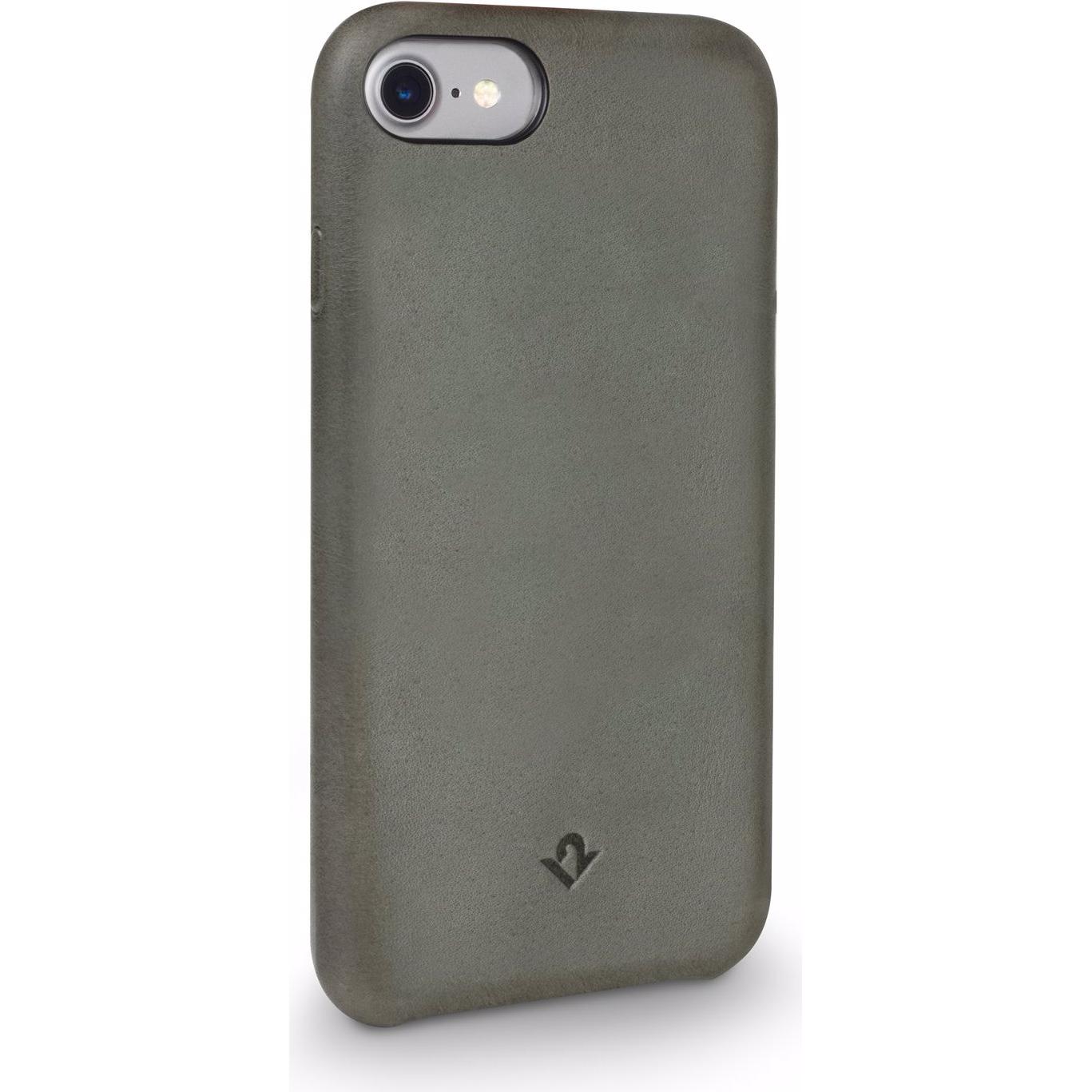 Thumbnail - TwelveSouth Relaxed Leather Case für iPhone 7 / 8 (4.7") Dried Herb (Apple iPhone 7), Smartphone Hülle, Grau