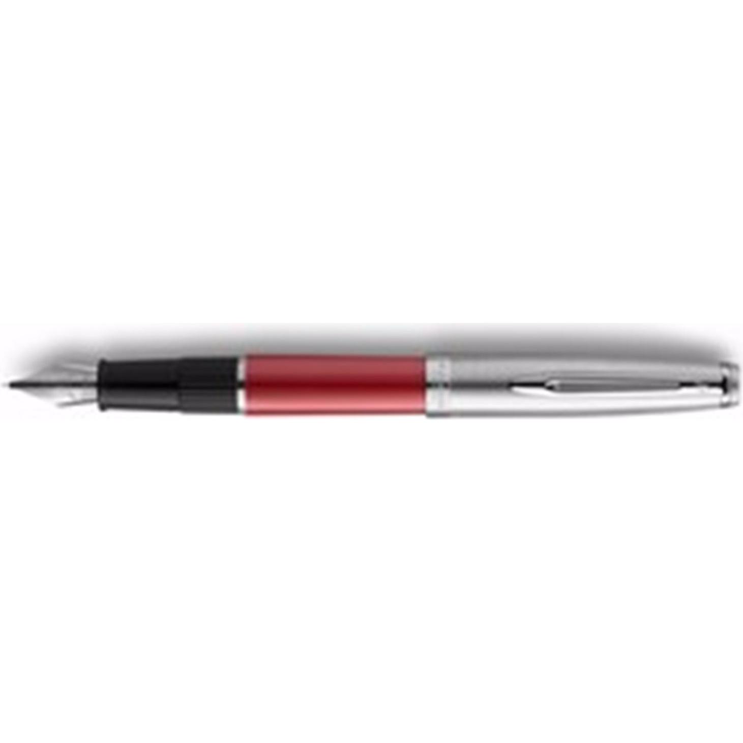 Waterman, Schreibstifte, Füllfederhalter EMBLÈME ROT C.C. (F, blau) (Rot, 1 x)