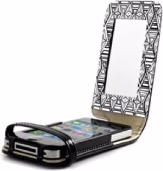 Image du produit Proporta Étui pour iPhone 5/5S/SE Noir/Doublure Aztec (Apple iPhone 5, Apple iPhone 5s)
