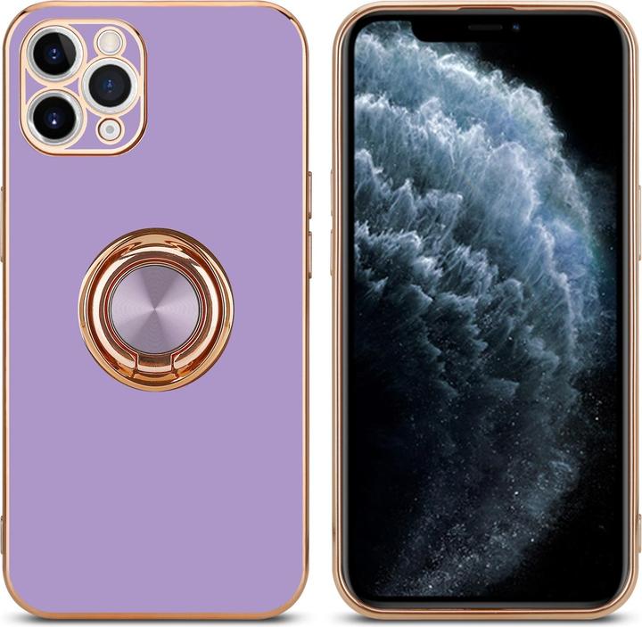 Produktbild Cadorabo Hülle für Apple iPhone 11 PRO MAX im TPU mit Kameraschutz und Ring LM089 Style (Apple iPhone 11 Pro Max)