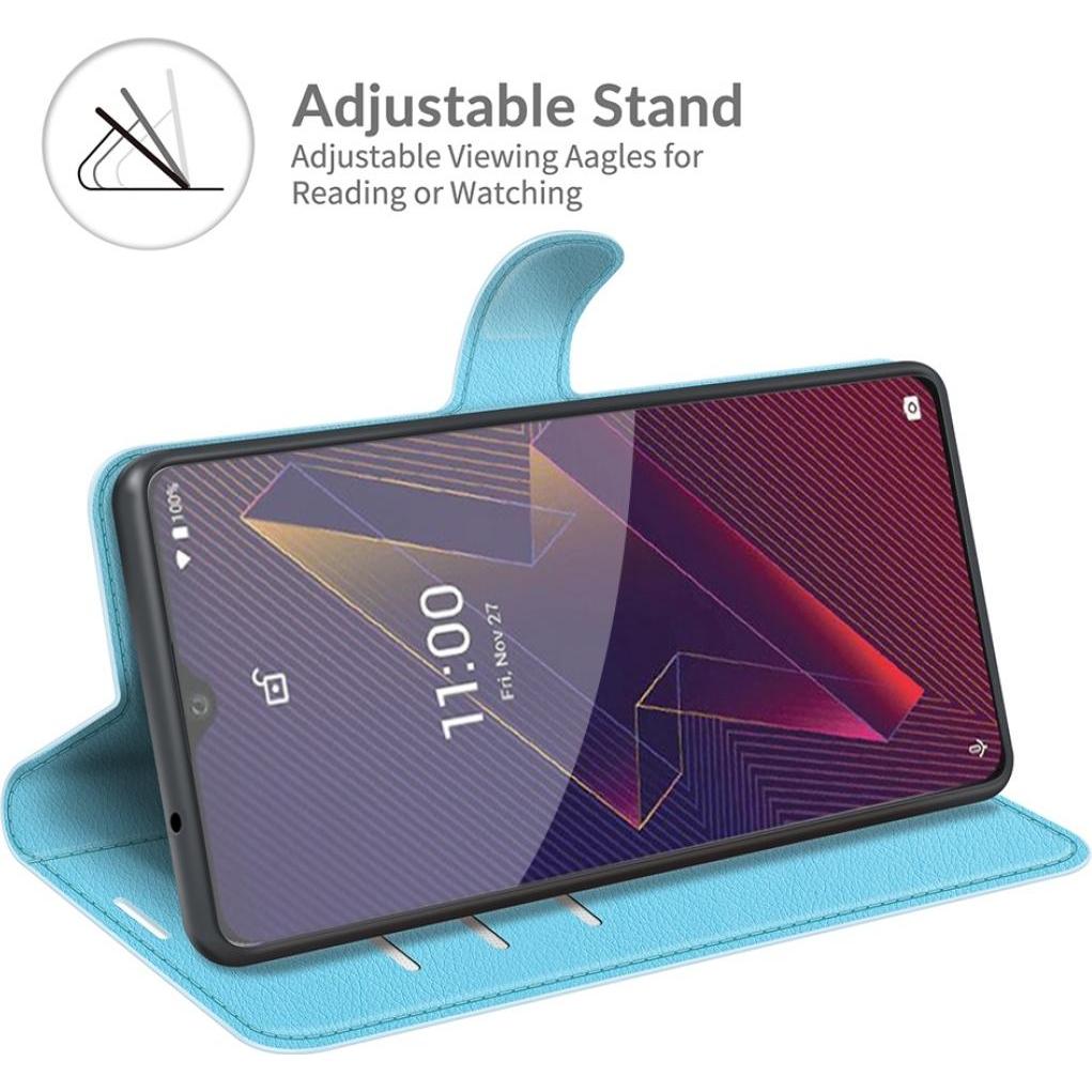 Thumbnail - Screenguard Wiko Power U10 Leather Guard Lederhülle (Wiko Power U10), Smartphone Hülle, Blau