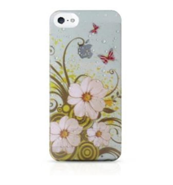 Image du produit Ultra Case Etui en verre trempé pour iPhone 5/5S/SE Design fleuri (Apple iPhone 5, Apple iPhone 5s, Apple iPhone SE)