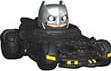 Produktbild Funko DC Comics Bitty POP! Rides Vinyl Figur Batman w/Batmobile 2,5 cm