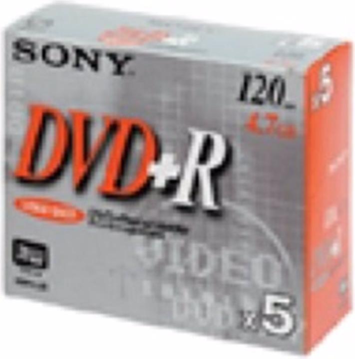 Image du produit Sony 4.7GB DVD+R (5 x)