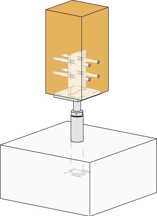 Produktbild Simpson Sst Stützenfuss (Stützenfuss, 1 Stk.)