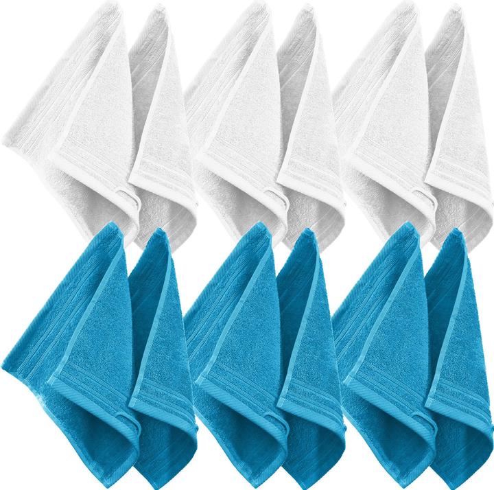 Turquoise-blanc