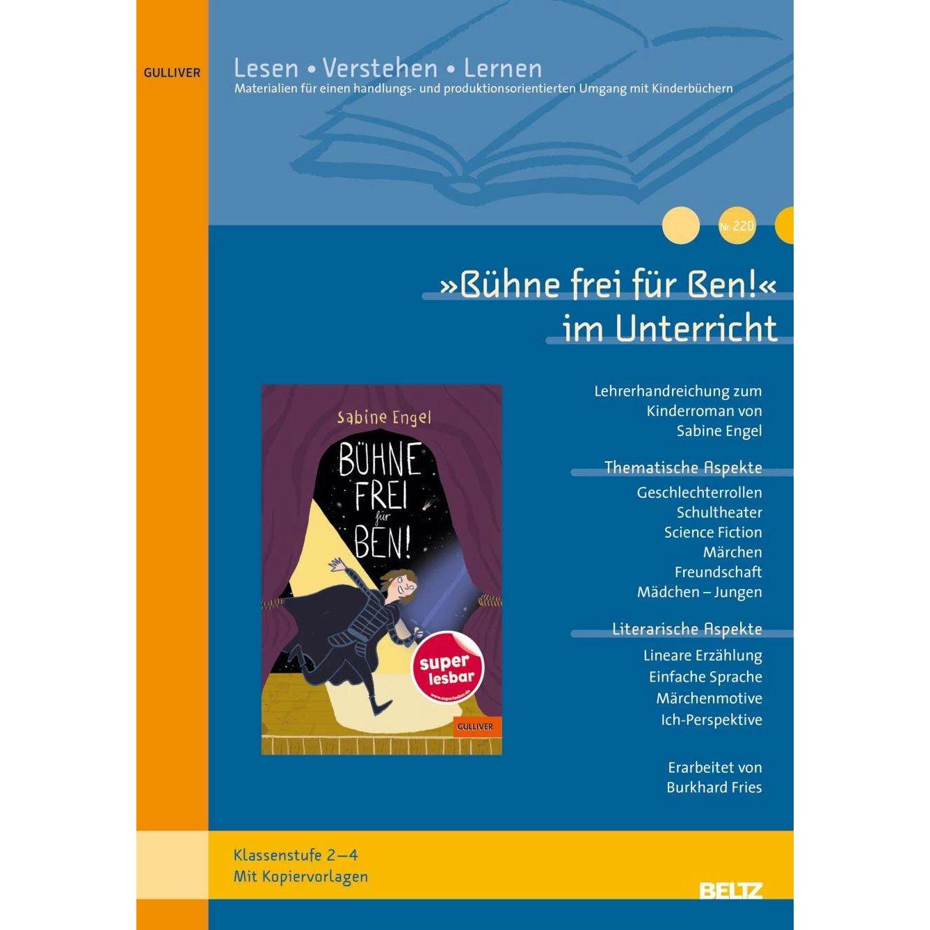 »Bühne frei für Ben!« im Unterricht, Schulbücher von Burkhard Fries