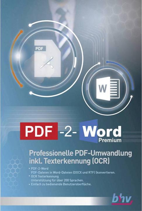 Actual product image Bhv PDF-2-Word Premium (1 User, unlimited)