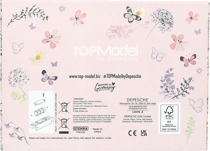 Produktbild Top Model Topmodel - Jewellery Box with Code and Sound - Summer Feeling - Rose (413579)