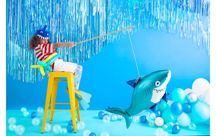 Produktbild Partydeco Partyaccessoire Vorhang 90 x 250 cm, Dunkelblau (1 Stück)