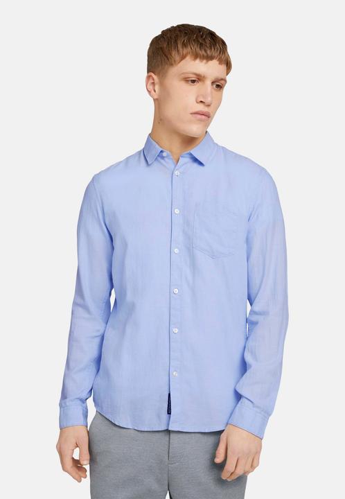 Immagine prodotto Tom Tailor Hemd Shirt fein strukturiert mit Bio Baumwolle (XL)