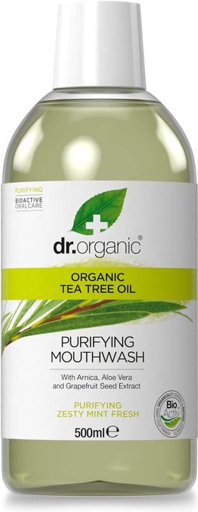 Immagine prodotto Dr. Organic Collutorio Tea Tree 500ml (500 ml, Collutorio)