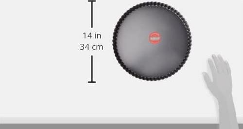 Produktbild de Buyer Tortenform Ø 32cm, geriffelt, Boden herausnehmbar (32 cm)