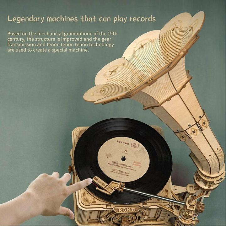 Immagine prodotto Rokr Classical Gramophone (elektrisches Modell) (424 pezzi)