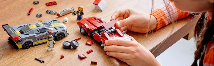 Produktbild LEGO Chevrolet Corvette C8.R & 1969 (76903, LEGO Speed Champions)