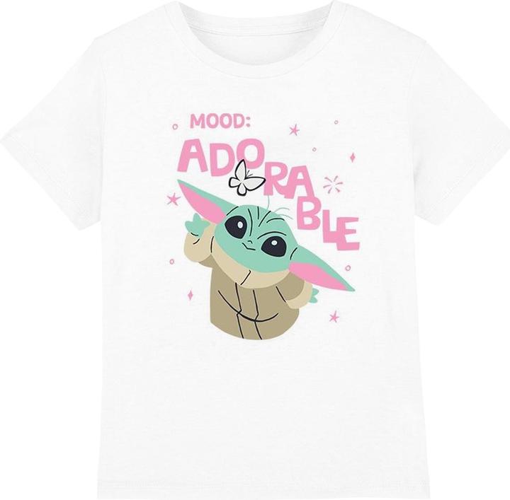 Actual product image Star Wars Childrens/Kids Mood Adorable Grogu T-Shirt (128)
