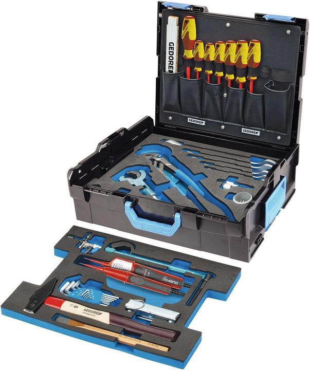 Gedore 1100-03 L-BOXX 136 with 44-piece sanitary range (44 pieces)
