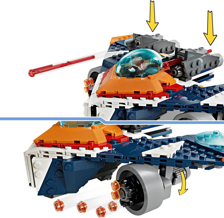 Immagine prodotto LEGO L'astronave di Rocket contro Ronan (76278, LEGO Marvel)