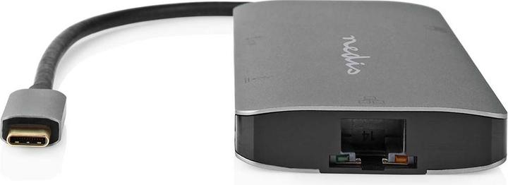 Actual product image Nedis USB Multi-Port Adapter | USB 3.2 Gen 1 | USB-C™ Connector | HDMI™ Output / Micro SD / RJ45 Jack (USB-C, 7 ports)