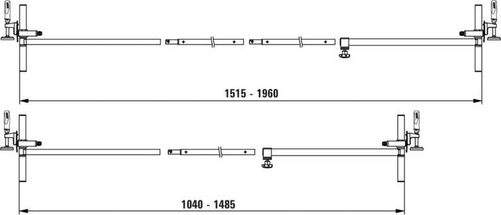 Produktbild Bessey Türfutterstreben-Verlängerung (1960 mm)