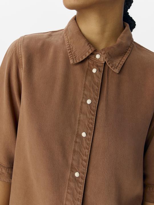 Image du produit Object Kurzärmeliges Jeanshemd (S)