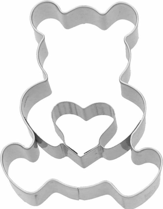 Birkmann Ausstecher Teddy mit Herz