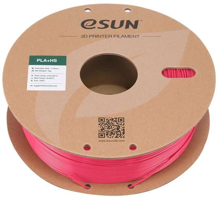 Produktbild eSUN EPLA+HS 1,75mm MAGENTA 1kg (PLA+, 1.75 mm, 1000 g, Pink)