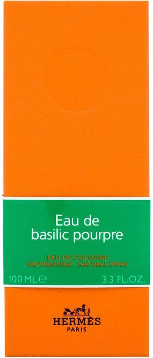 Actual product image Hermès Eau de basilic pourpre (Eau de cologne, 100 ml)
