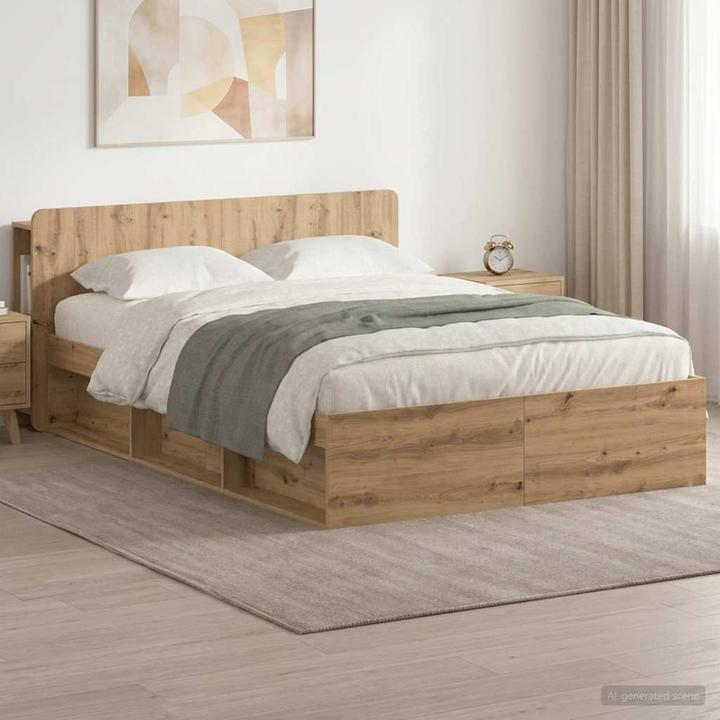 Produktbild vidaXL Bettrahmen (140 x 190 cm)