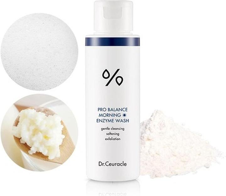 Actual product image Leegeehaam Dr.Ceuracle Pro Balance Morning Enzyme Wash pH Balancing Cleanser with Healthy Probiotics (Facial cleansing wipes, 50 g)